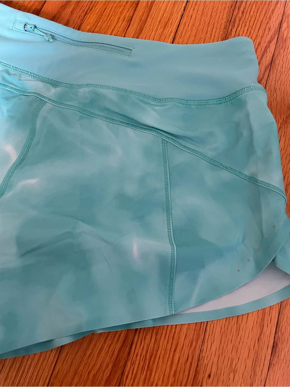 Athleta Aqua Blue 3.5” Athletic Running Shorts with Wide Waistband XS